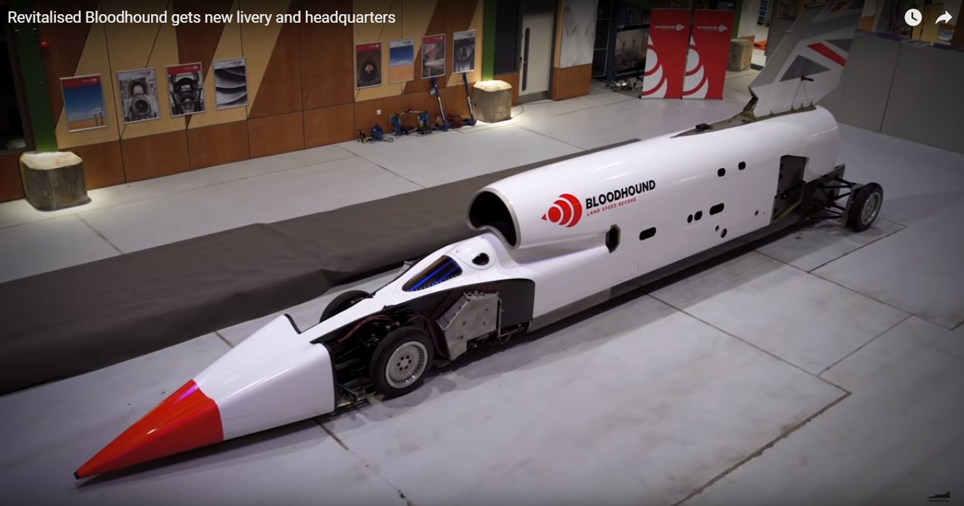 Кадр из видео в YouTube на канале Bloodhound LSR